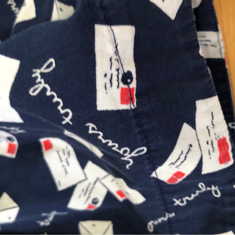 Emily & Fin Yours Truly Love Letter Retro Dress Modcloth Size MD *Pockets!* - Picture 11 of 12